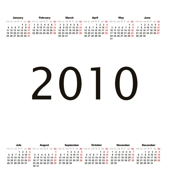 Kalendarz 2008 — Zdjęcie stockowe