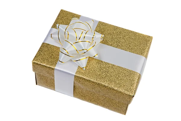 Gyönyörű golden ajándék — Stock Fotó