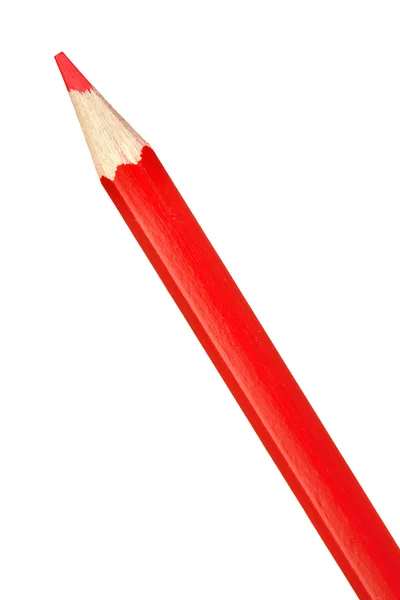 Червоний олівець — стокове фото