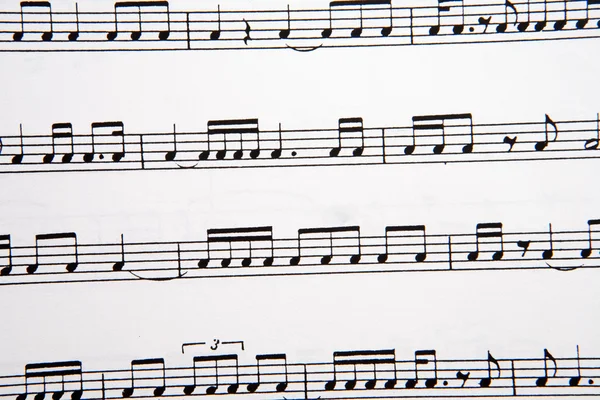 Imagem das notas musicais — Fotografia de Stock