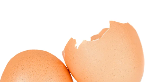 깨진된 달걀 껍질의 사진 — 스톡 사진