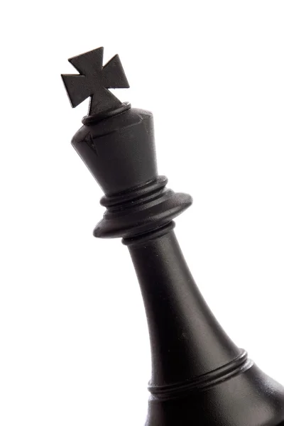 Bit av schack. kungen står — Stockfoto