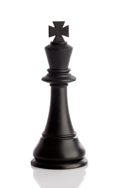 Pedaço de xadrez. O rei de pé — Fotografia de Stock