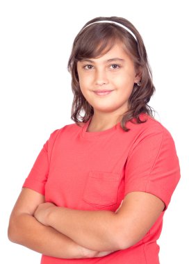 sevimli preteen kız