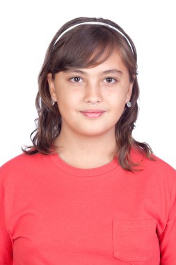 sevimli preteen kız