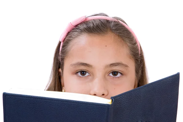 Adorable girl studying — Stock Photo, Image