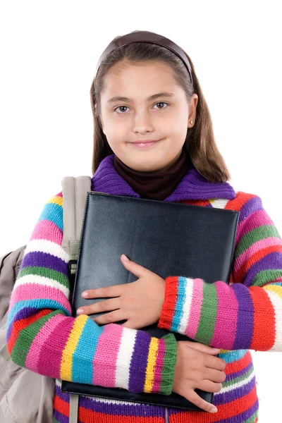 Śliczny student dziewczyna — Zdjęcie stockowe