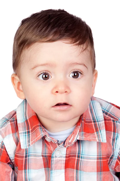 Hermoso bebé con ojos bonitos —  Fotos de Stock