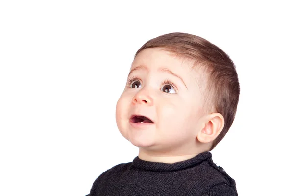 좋은 눈으로 아름 다운 아기 — 스톡 사진