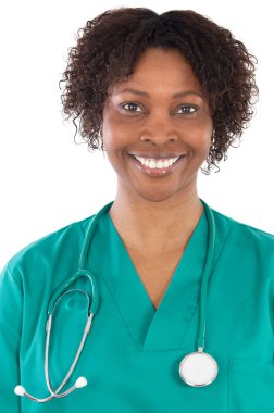 Afrikalı Amerikalı kadın doktor.