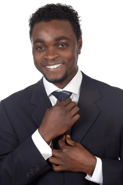 Atractivo empresario africano —  Fotos de Stock