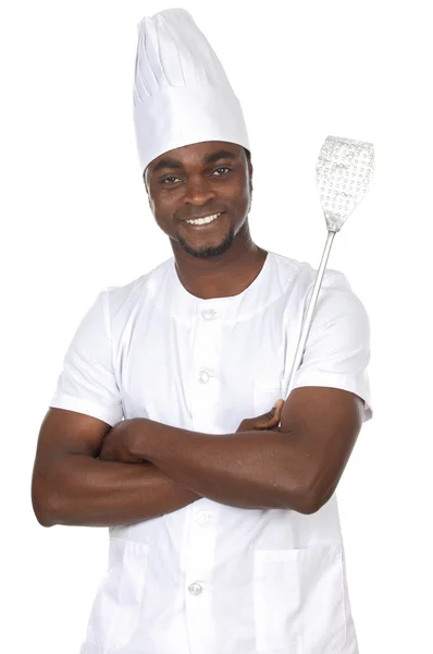 Atraktivní vařit Afriky — Stock fotografie
