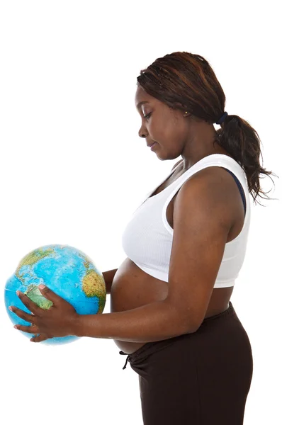 Atractiva mujer embarazada — Foto de Stock