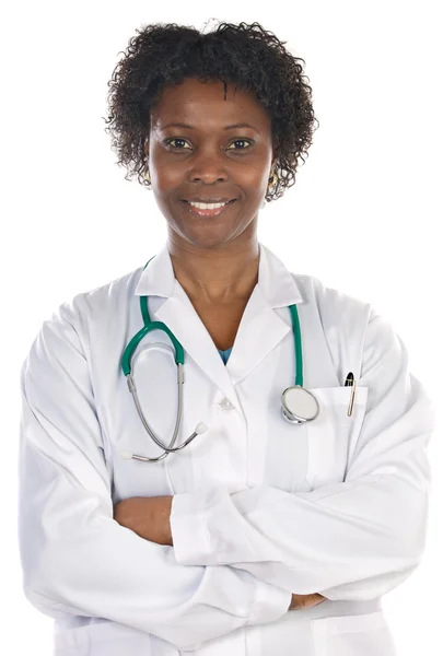 아프리카 계 미국인 여성 의사 — 스톡 사진