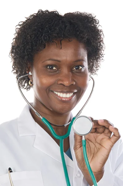 Afrikanisch-amerikanische Ärztin — Stockfoto
