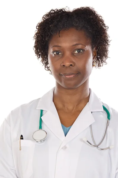 Africano americano mulher médico — Fotografia de Stock
