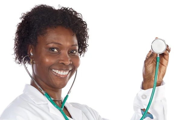 Afro-americano donna medico — Foto Stock