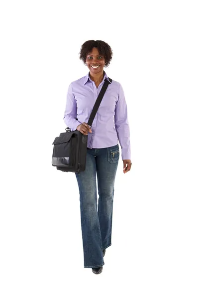 Attractive business woman walking — Stock Photo, Image