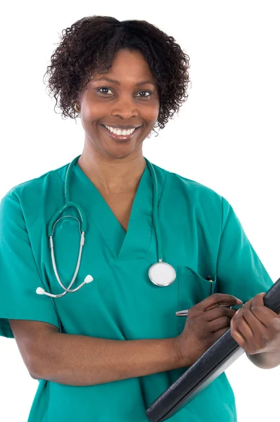 Afrikai-amerikai női orvos — Stock Fotó