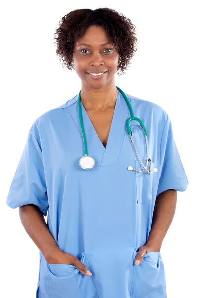 Afrikaanse amerikaanse vrouw dokter — Stockfoto