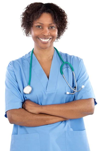 Африканська жінка - лікар. — стокове фото