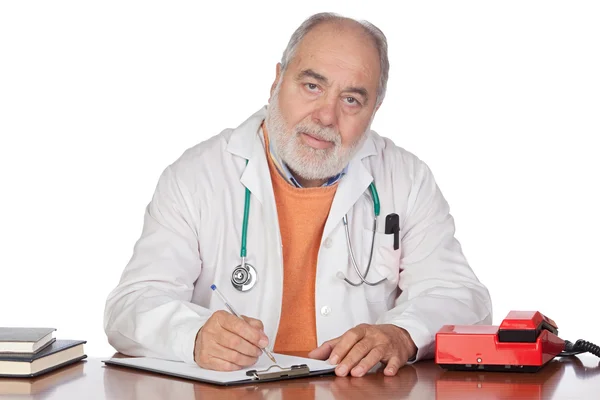Family doctor in the oficce — Stock Photo, Image