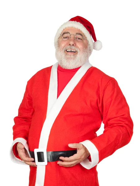 Санта-Клаус со смехом — стоковое фото