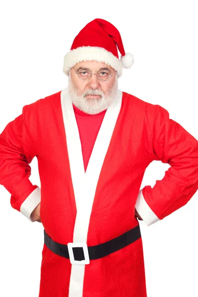 Retrato de Papai Noel com raiva — Fotografia de Stock