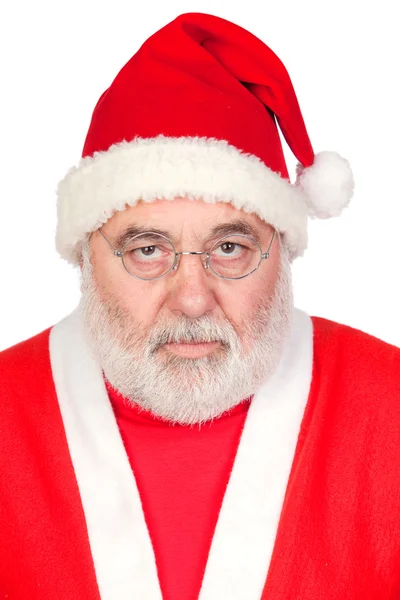 Porträt des wütenden Weihnachtsmannes — Stockfoto