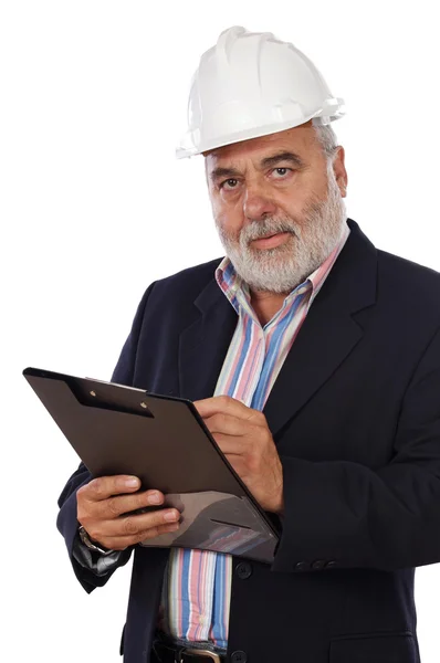 Engineer taking notes — Stock Photo, Image