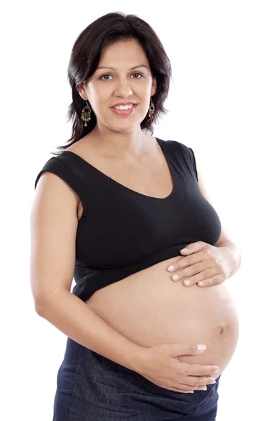 Hübsche schwangere Frau — Stockfoto
