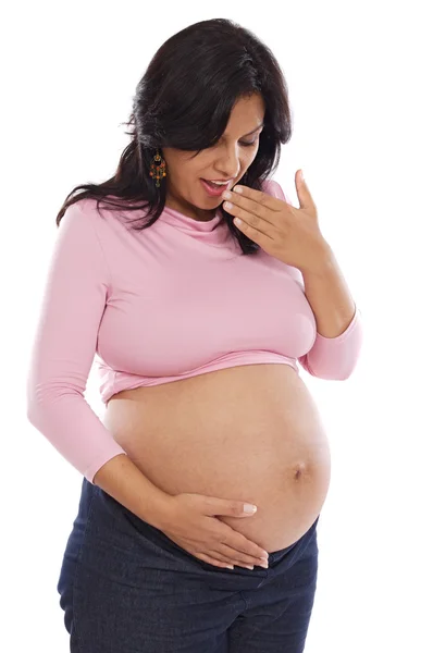 Bela grávida — Fotografia de Stock