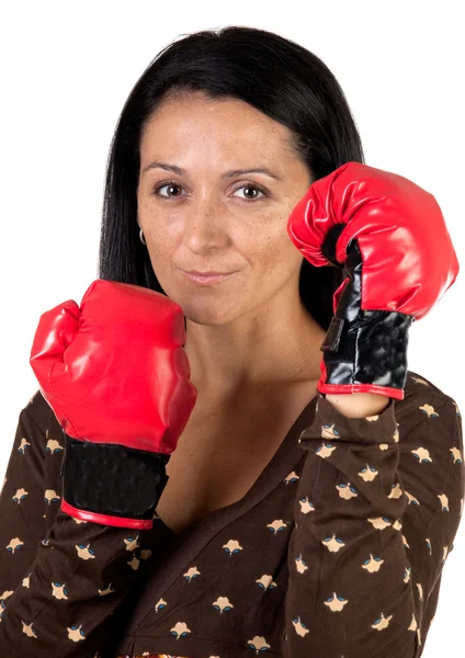 Chica boxeadora —  Fotos de Stock