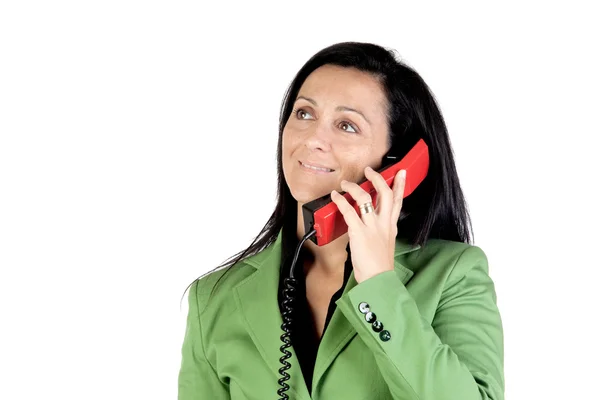 Geschäftsfrau am Telefon — Stockfoto