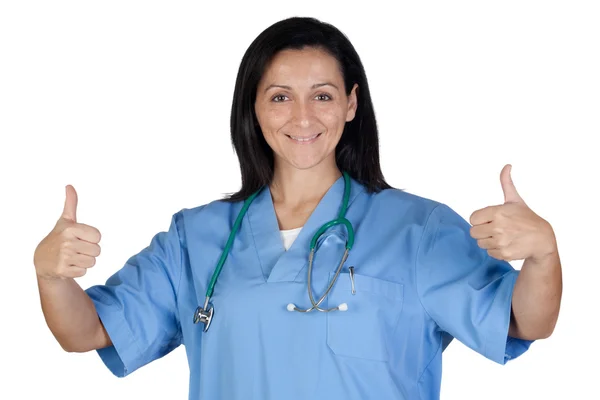 Attraktiva doktor kvinna — Stockfoto