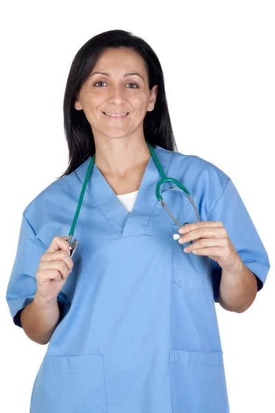 Heureuse femme médecin — Photo