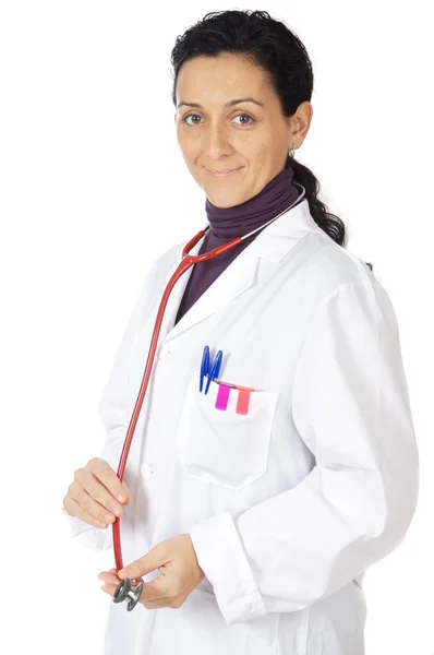 Aantrekkelijke dame arts — Stockfoto