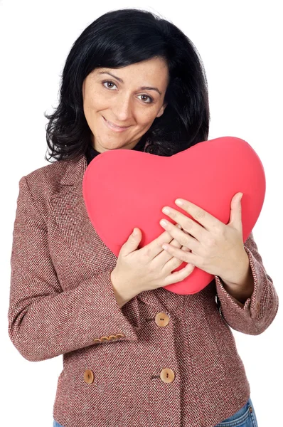 Attractive lady enamored in san Valentine — Stock Photo, Image