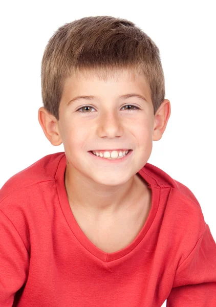 Очаровательный ребенок с светлыми волосами Стоковое Фото