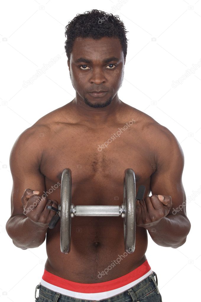 Man lifting weight