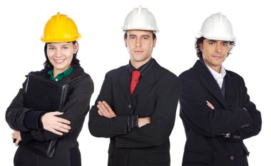 Team of engineers clipart