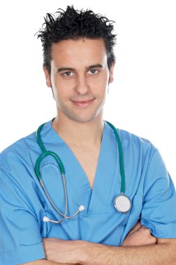 Attractive medicine student clipart