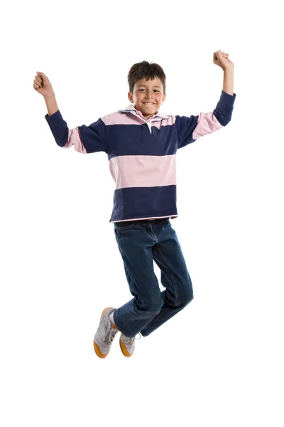 Barnet hoppar — Stockfoto