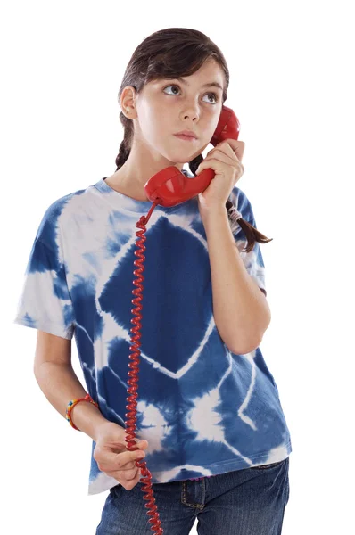 Chica en el teléfono — Foto de Stock