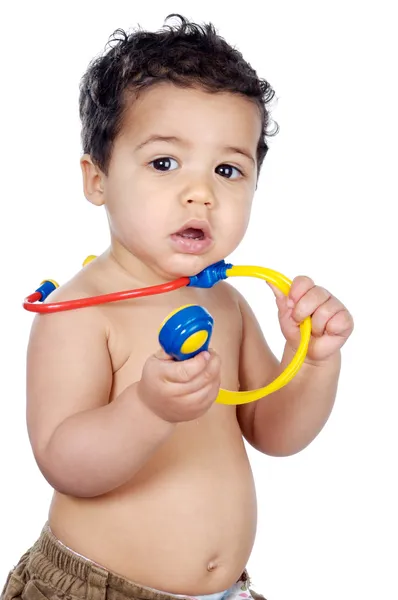 Adorable future doctor — Stock Photo, Image