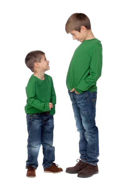 Two funny brothers — Stock Photo, Image