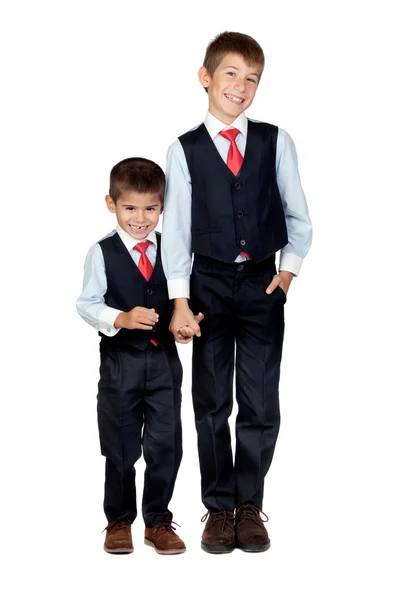 Two funny businessmen — Stock Photo, Image