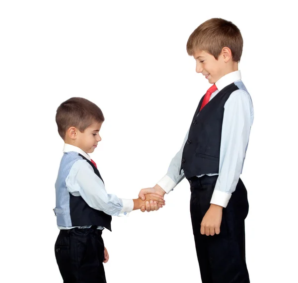 Two friendly businessmen — Stock Photo, Image