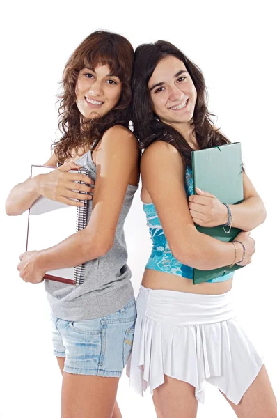 Two attractive students — Stock Photo, Image