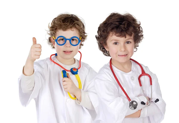 Paar van toekomstige artsen — Stockfoto